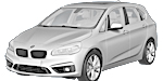 BMW F45 P2B8D Fault Code